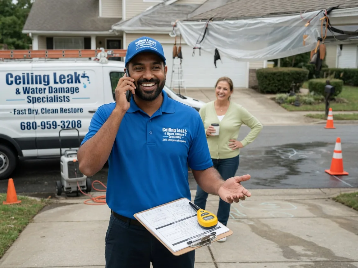 Ceiling Leak Cleanup Crosby, ND FAQs